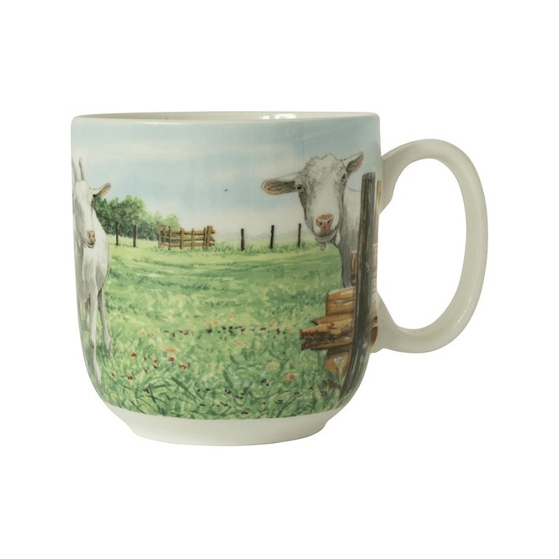 Wiebe's Farm Beker XL geit 410ml doos a 6 stuks porselein