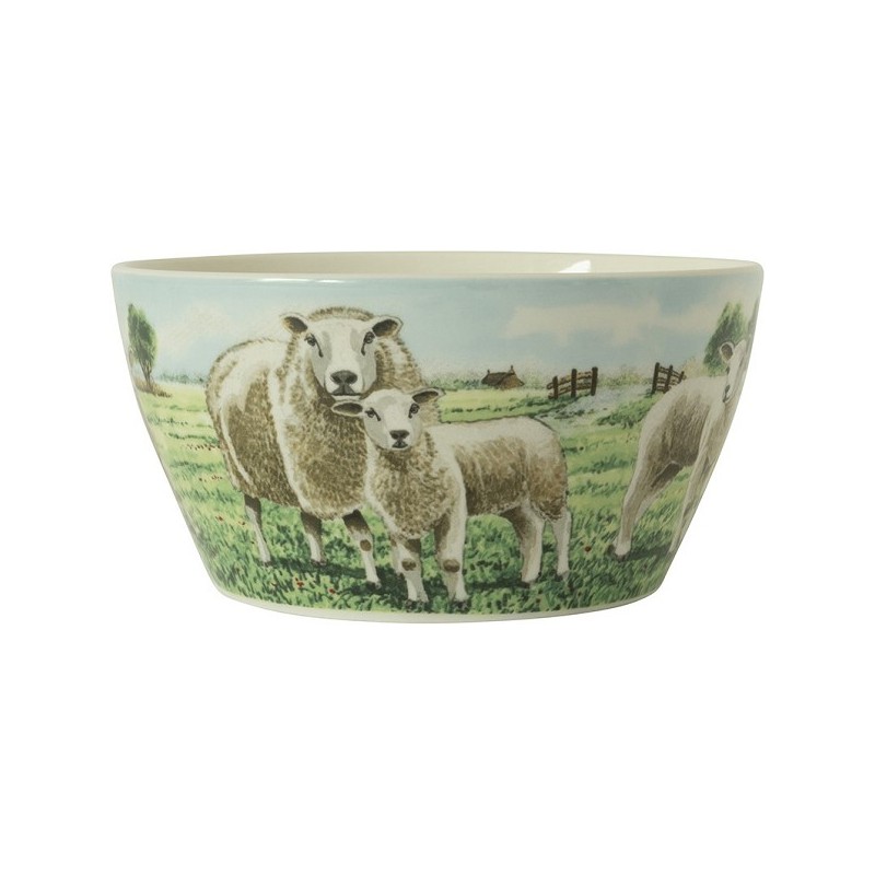 Wiebe's Farm Kom schaap Ø13cm doos a 6 stuks porselein