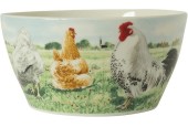 Wiebe's Farm Kom kip Ø13cm doos a 6 stuks porselein