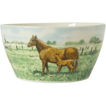 Wiebe's Farm Kom paard Ø13cm doos a 6 stuks porselein
