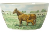 Wiebe's Farm Kom paard Ø13cm doos a 6 stuks porselein