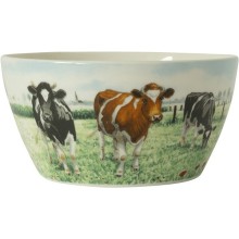 Wiebe's Farm Kom koe Ø13cm doos a 6 stuks porselein