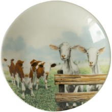 Wiebe's Farm Petit Four koe geit Ø10,5cm doos a 6 stuks porselein