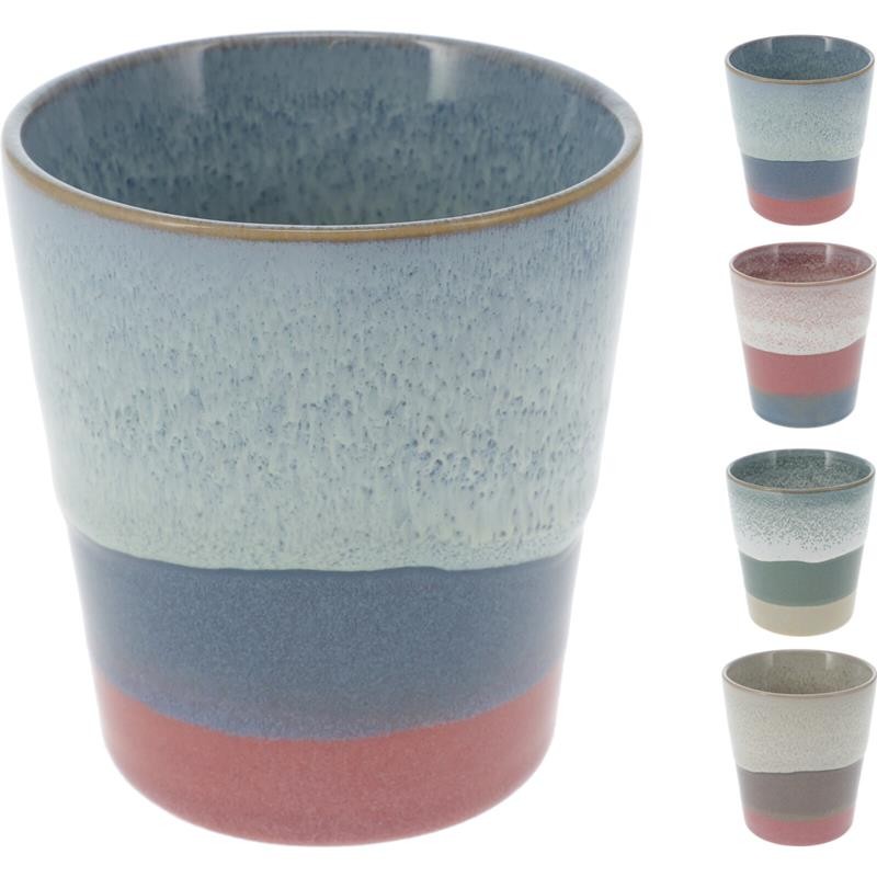 Tasse faïence duo couleur 200ml Ø7,7xh8,3cm