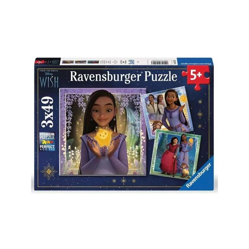 Ravensburger puzzel Disney Wish 3x49 stukjes