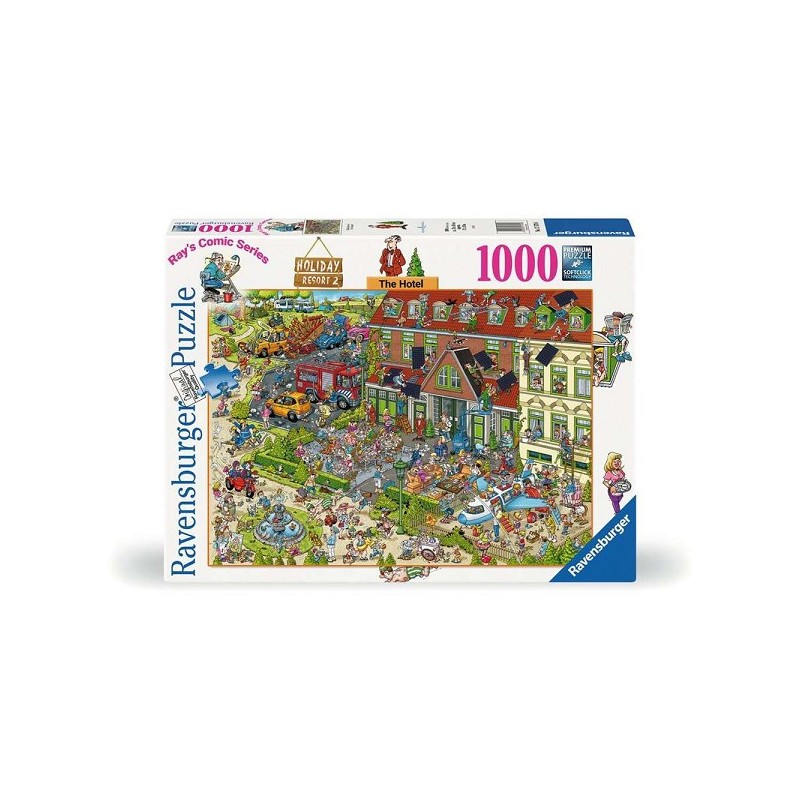 Ravensburger puzzel Comic - Holiday resort 2: the hotel 1000 stukjes