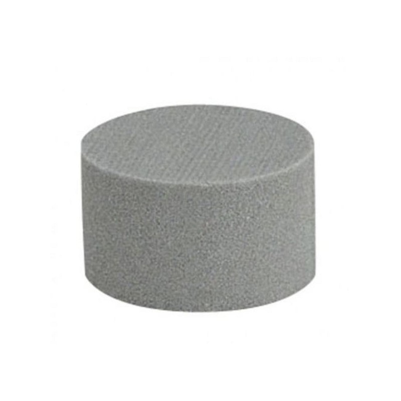 Steekschuim droog cilinder Ø14x7cm grijs