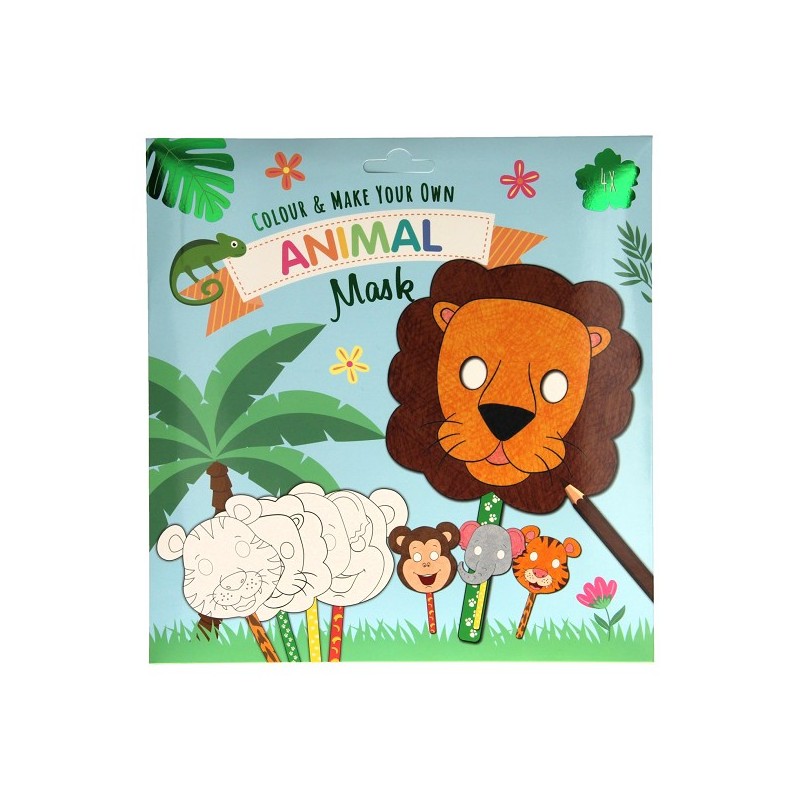 Kleur en maak je eigen masker met handgreep