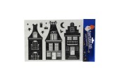 Silhouet raamstickers Sinterklaas- 2 vellen
