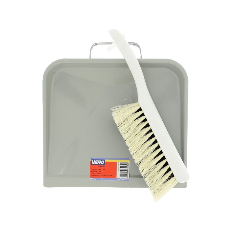 Vero stoffer en blik metaal grijs