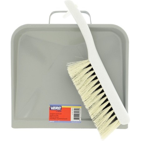 Vero stoffer en blik metaal grijs