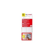 Fix-o-moll klittenband 60cmx20mm wit