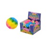 John Toy Lune arc-en-ciel rebondissante Ø7cm