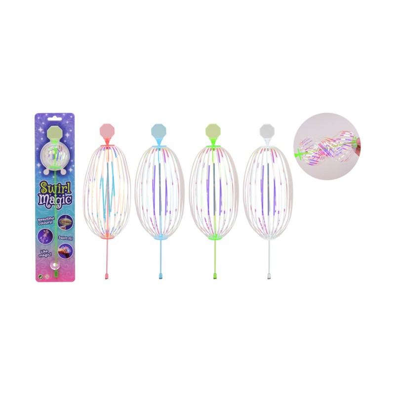 John Toy Baguette rotative à paillettes 36cm