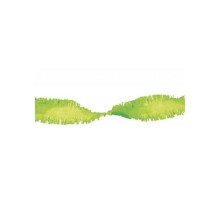 Crepedraaiguirlande 6m l.groen pk/5