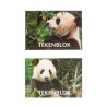 Tekenboek A5 Panda 14,8x 21 cm 10 st