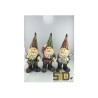 Tuinbeeld Kabouter set a 3 stuks