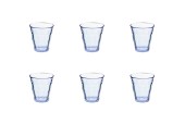 Duralex glas picardie blauw 200ml 6stks