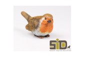Beeld Vogel roodborstje 11,5x5x6cm
