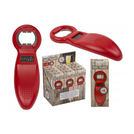 Flesopener met bierteller 14cm