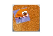 Kurk Onderzetter 19x19cm Set Van 3