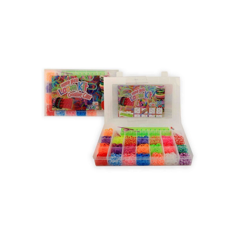 Loombandset 2500-delig in kunststof box