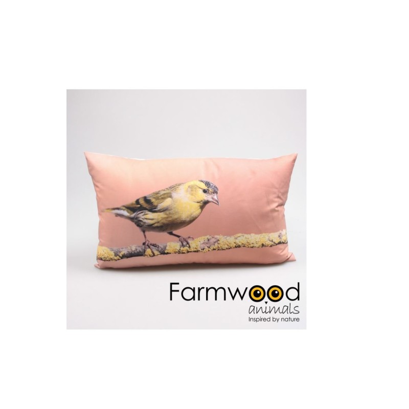 Buitenkussen distelvink 30x50cm