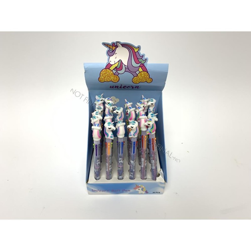 Unicorn multi color balpen