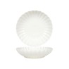 Diepbord Ø20cm Flower off white 6st
