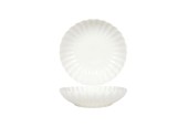 Diepbord Ø20cm Flower off white 6st
