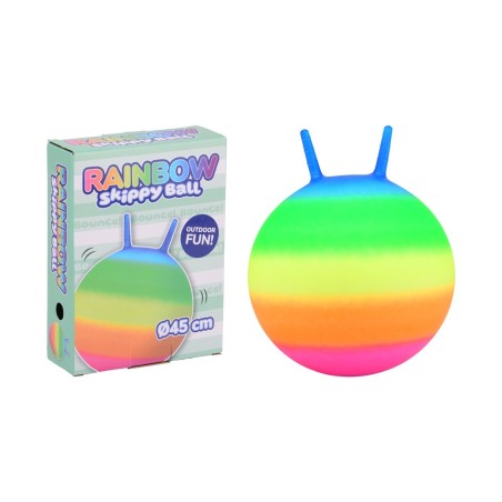John Toy Regenboog skippybal 45cm