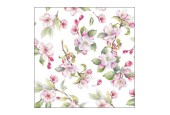 Ambiente Servet 25 Spring blossom white