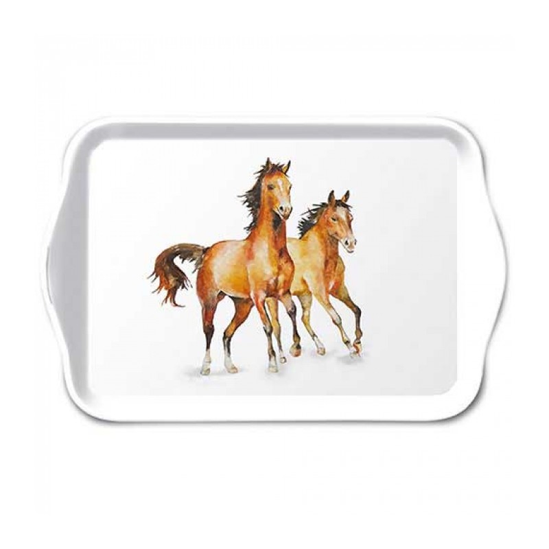 Ambiente Tray 13x21cm Wild horses