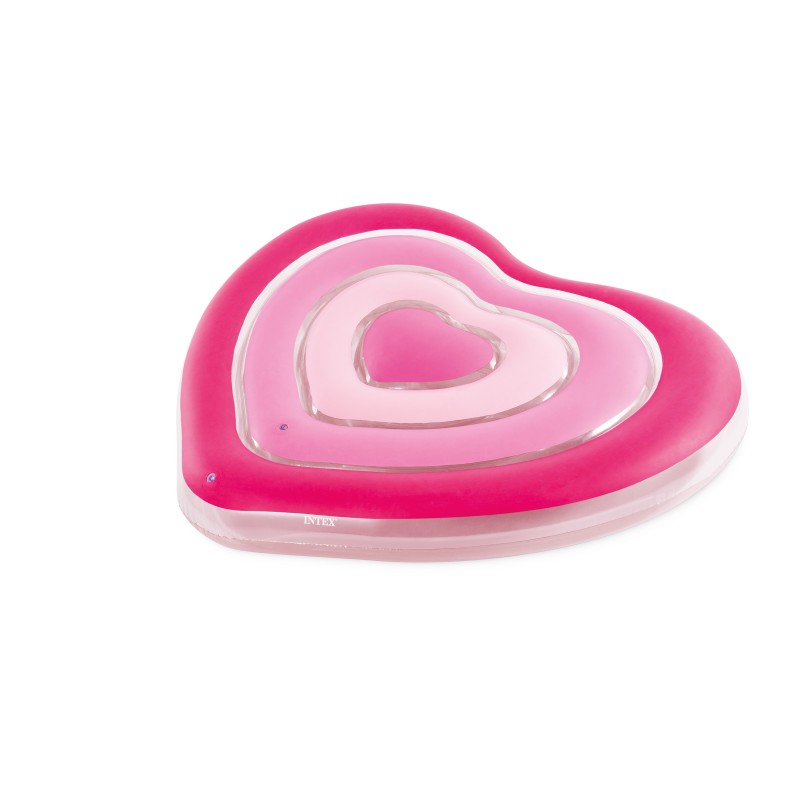Intex drijfmat hart 155x135x25cm