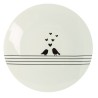 Clayre & Eef Ontbijtbord vogels Ø20x2cm
