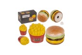 Peper & zoutstel Burger&Fries 5,5x4,5cm