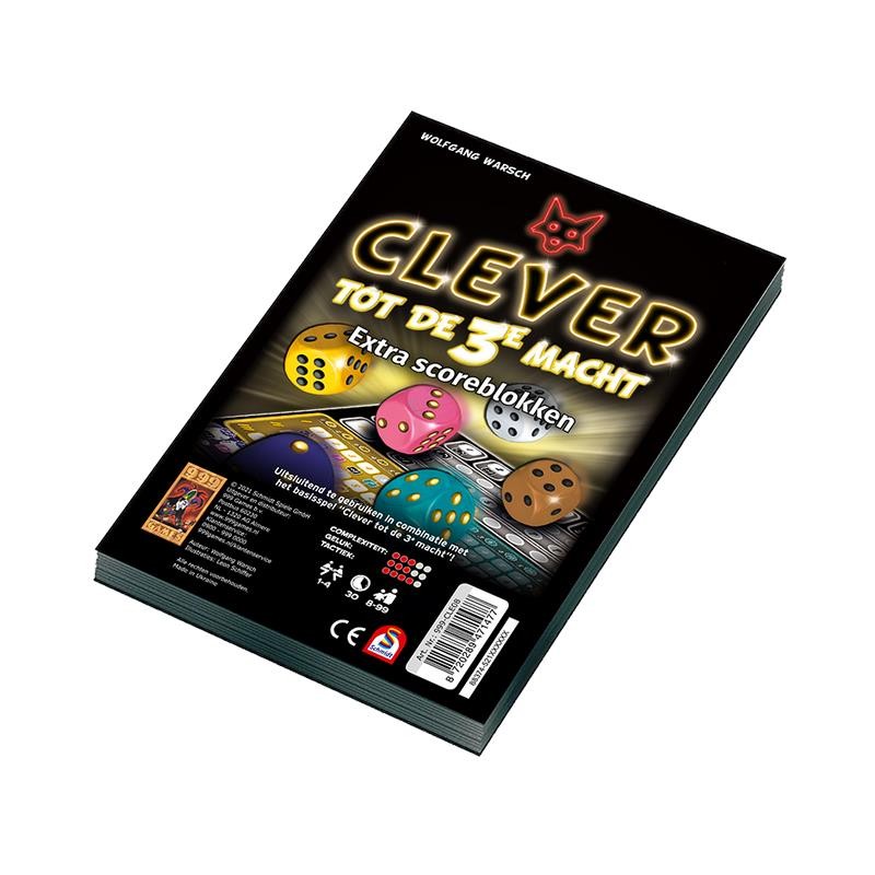 Clever tot de 3e macht Scoreblokken