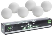 Tafeltennisballen 40mm 6 stuks wit