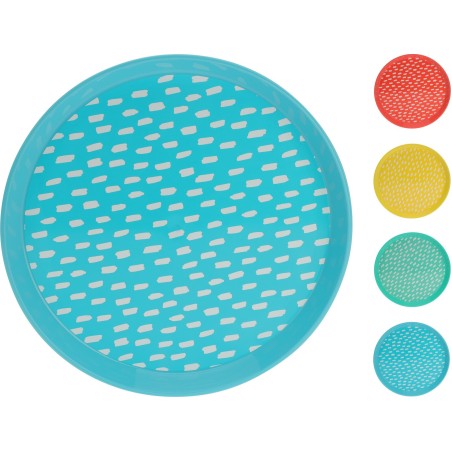 Bordenset 4-delig Ø21cm kunststof