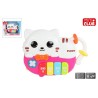 Poes dierenpiano met licht & geluid 15cm