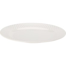 Bord melamine Ø21cm wit