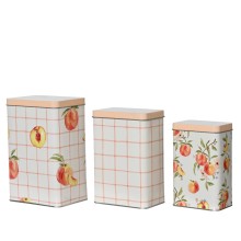 Opbergblik 3-delig H18.5cm multi