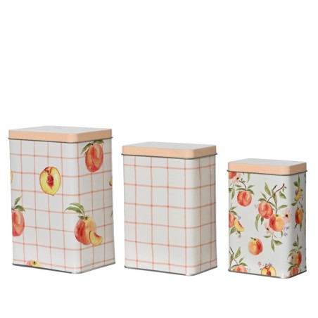 Opbergblik 3-delig H18.5cm multi