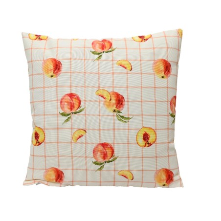 Kussen polyester buiten 45x45cm perzik