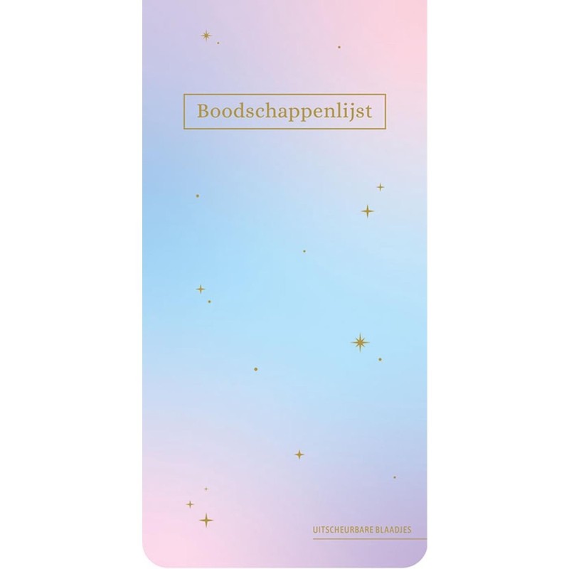 Deltas Boodschappenlijst - Pastel Galaxy