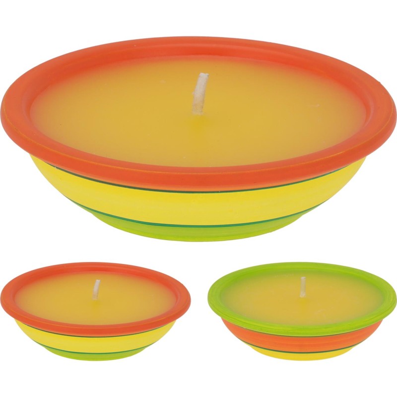 Kaars citronella in pot 2 ass.