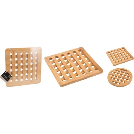 Onderzetter bamboe fsc 20x20cm