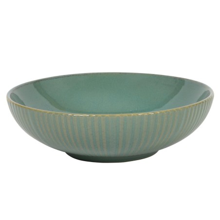 Diep bord lines ocean blauw/groen Ø18cm