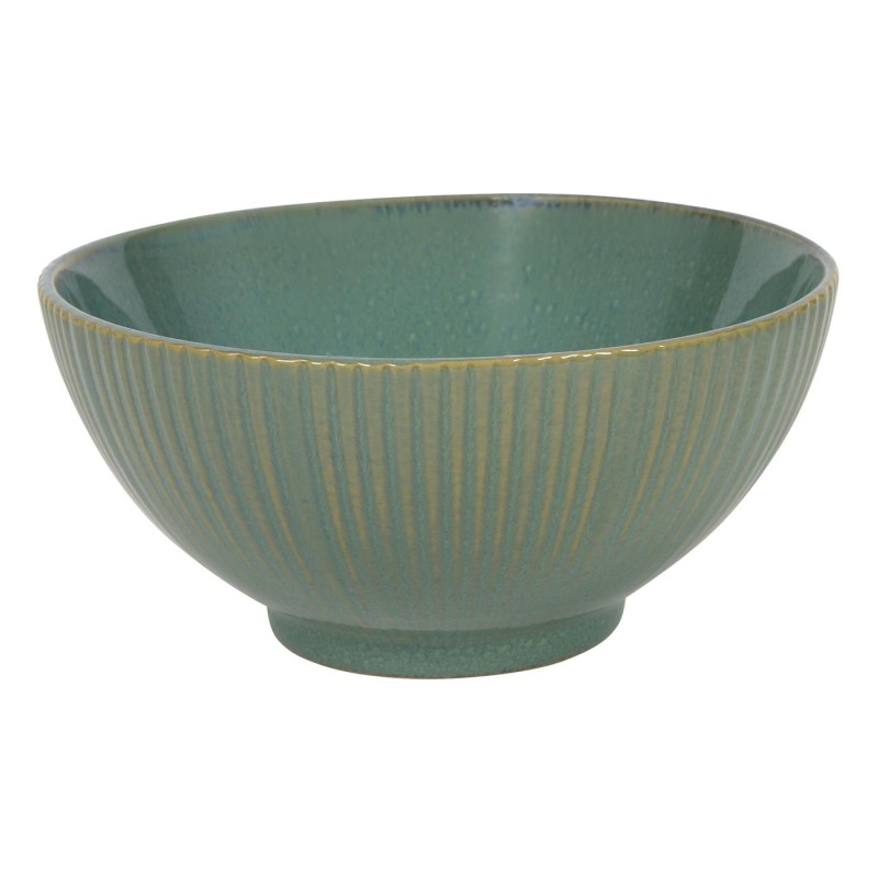 Schaal lines ocean blauw/groen Ø15x7cm