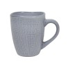 Koffiemok woven textiel grijs 340ml